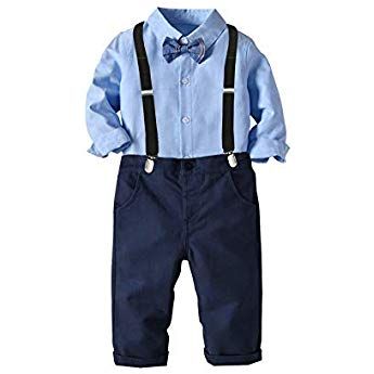 Suit With Suspenders, Navy Blue Suspenders, Outfits Suit, Suspenders Outfit, Boys Tuxedo, Blue Suspenders, Gentleman Outfit, Shirt Pant, Bowtie And Suspenders