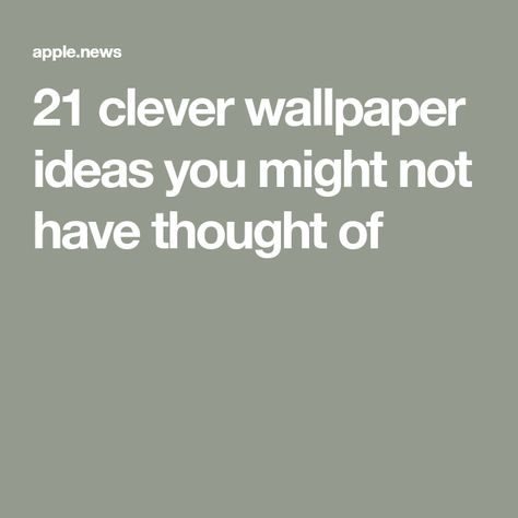 21 clever wallpaper ideas you might not have thought of Sketched Wallpaper, Leftover Wallpaper Ideas, Wallpaper Accent Wall Ideas, Kitchen Wallpaper Ideas, Apartment Wallpaper, Quirky Wallpaper, Extra Wallpaper, Country Living Uk, Tøp Wallpaper