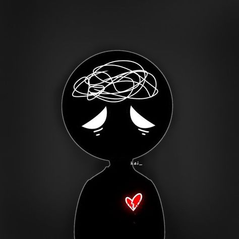 Meaningful Drawings, Creative Profile Picture, Dark Art Illustrations, Cartoon Wallpaper, A Heart, Cute Wallpapers, Anime Wallpaper, Profile Picture, Iphone Wallpaper