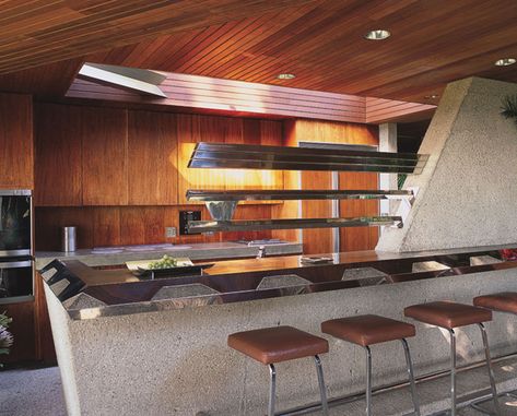 Lautner's Sheats Goldstein Residence has been gifted to LACMA Goldstein Residence, James Goldstein, John Lautner, Jungle Wallpaper, Architecture Student, Cat Room, Minimalist Kitchen, Architecture Model, Midcentury Modern