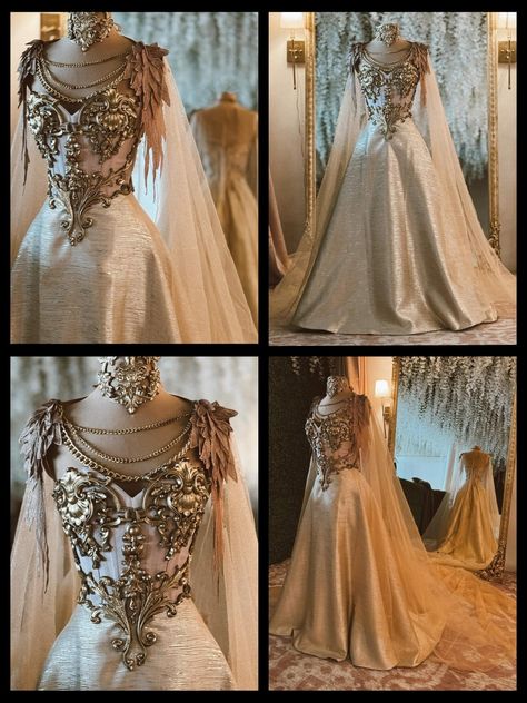 Chotronette Armour Dress, Wedding Dress Game Of Thrones, Knight Wedding Dress, Westeros Wedding Dress, Armour Wedding Dress, Hunger Games Wedding Dress, Silver Fantasy Outfit, Got Wedding Dress, Wedding Dress With Armor