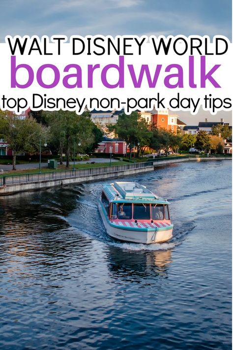 disney resort - boardwalk Disneys Boardwalk, Disney Boardwalk Resort, Disney World Transportation, Atlantic City Boardwalk, Disney Transportation, Disney Boardwalk, Disney World Rides, Disney Tickets, Disney World Vacation Planning