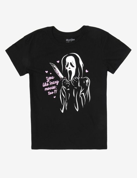 Scream Graphic Tee, Ghost Face Tshirt, Horror Movie Accessories, Grunge Tshirt Design, Ghost Face Shirt, Grunge Designs, Ghostface Shirt, Grunge Shirts, Scream Shirt