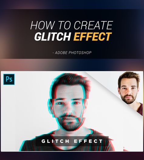 #photoshop #Glitch #effect #photoedit #trick #graphicdesign #realistic #editing #digitalart #visualstyle #creative #creatives #artwork Photoshop Youtube, Adobe Photoshop Tutorial, Glitch Effect, Effect Photoshop, Photoshop Tutorial, Photoshop Actions, Adobe Photoshop, Photo Editing, To Create