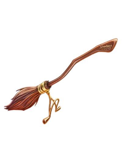 This is Harry Potter's broomstick. He got it after his enemy, Malfoy Draco, stole one of Harry's friends possessions, and flew away on a Hogwarts school broomstick. Harry flew after him, and got the item back, thanks to his flying skills. One of the teacher's saw him doing this, and was able to get on the school's Quidditch team. Quidditch is a sport played by wizards on brooms, and harry as gifted this nimbus 2000 as it was a good broom stick and could help him fly very well. Harry Potter Broomstick, Quidditch Game, Nimbus 2000, Hogwarts Houses, Hogwarts, Harry Potter