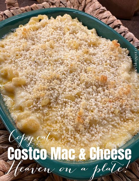 Olla-Podrida: Copycat ﻿Costco Mac and Cheese Costco Mac And Cheese Recipe, Costco Mac And Cheese, Whiskey Cake, Country Gravy, Christmas Ham, Best Mac And Cheese, German Potato Salad, Baked Mac N Cheese, Baked Mac