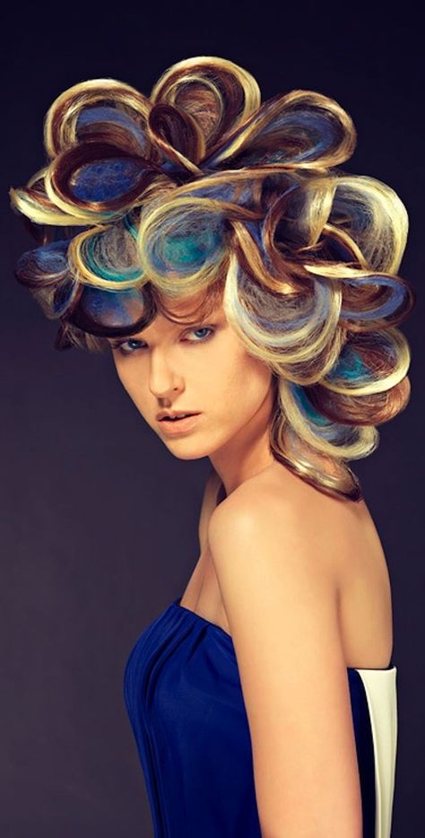 Luxury Collection by Gandini Team Competition Hair, Avant Garde Hair, Dramatic Hair, Extreme Hair, Fantasy Hair, Hair Creations, Hair Shows, Creative Hairstyles, Hair Collection