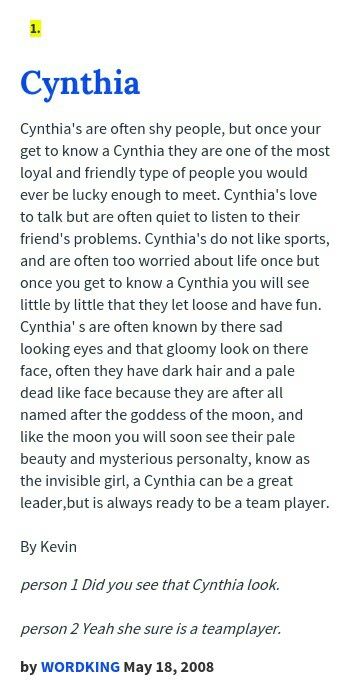 Personality minus dead like face....whatever... Cynthia Core, Cynthia Name, Greek Moon Goddess, Moon Poems, Shy People, Best Character Names, Meant To Be Quotes, Name Meaning, Lovely Quote