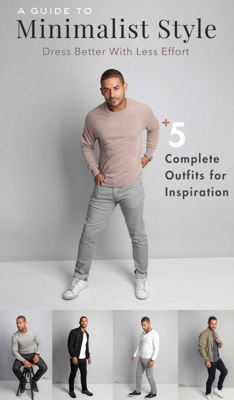 Minimalist Fashion: Dress Better With Less Effort   5 Complete Getups For Inspiration! Work Wear Street Style Men, Young Men’s Summer Outfits, Men Minimalist Style, Male Fitness Influencer, Mens Clothes Styles, French Mens Fashion Street Styles, Minimalist Men’s Fashion, Minimalist Fashion Men Outfits, Men Athleisure Outfits