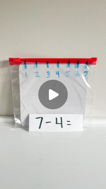 Number Line Addition Activities, How To Teach Subtraction To Kids, Subtraction Games, Math Tools, Prek Math, Numbers For Kids, Math Tricks, Homeschool Math, Number Line