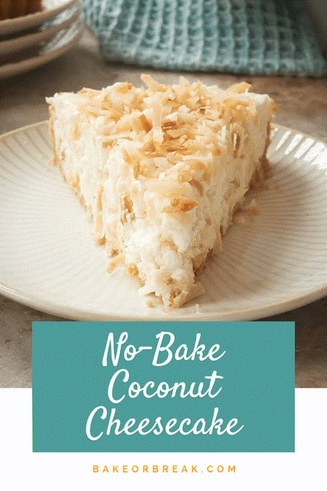 Galletas Keto, Coconut Cheesecake, Baked Cheesecake Recipe, Dessert Aux Fruits, Kinds Of Desserts, Salty Cake, Coconut Cream Pie, Köstliche Desserts, Coconut Recipes