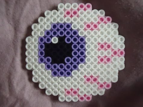 Eye C U Halloween Hama Beads, Hama Beads Halloween, Halloween Perler Beads, Perler Halloween, Halloween Perler, Beads Halloween, Hamma Beads Ideas, Bead Templates, Easy Perler Bead Patterns