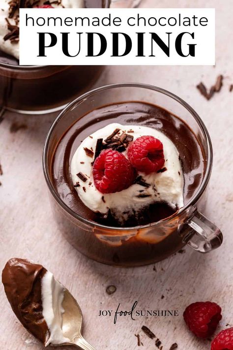 Small Batch Chocolate Pudding, Gluten Free Chocolate Pudding, Homemade Chocolate Pudding Recipe, Easy Chocolate Pudding, Chocolate Pudding Recipe, Vegan Chocolate Pudding, Cocoa Powder Recipes, Homemade Chocolate Pudding, Chocolate Pudding Recipes