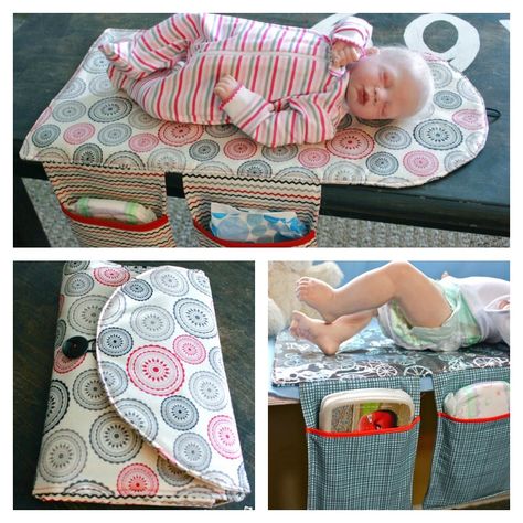 If you have a little one, then you will be interested in making travel diaper changing pad and clutch bag as it helps you a lot in some inconvenient circumstances. The Travel Diaper Changing Pad Pattern is the perfect gift to give a new mom, especially if she is on … Changing Pad Pattern, Diy Clutch Bag, Diy Baby Shower Gifts, Diy Bebe, Diaper Changing Pad, Beginner Sewing Projects Easy, Quilt Baby, Baby Projects, Changing Mat