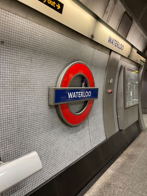 Tube Aesthetic, London Tube Aesthetic, Waterloo London, Waterloo Station London, London Tube Map, London Underground Tube Map, Thames River London, Underground Tube, London Tube