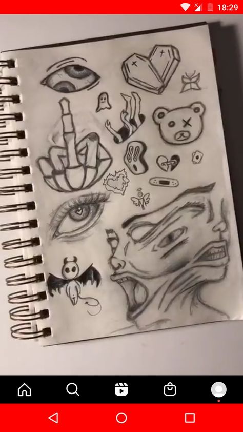 Doodles Indie, Indie Drawings Easy, Sketchbook Pages Inspiration, Drawing Ideas Easy Doodles, Notebook Drawing, Desain Buklet, Drawing Ideas Easy, Arte Grunge, Indie Drawings