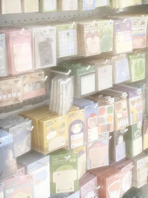 aesthetic stationery shop post-its notebooks pens Post Its, Stationery Shop, Notebook, Pen, Stationery, My Life, Pins