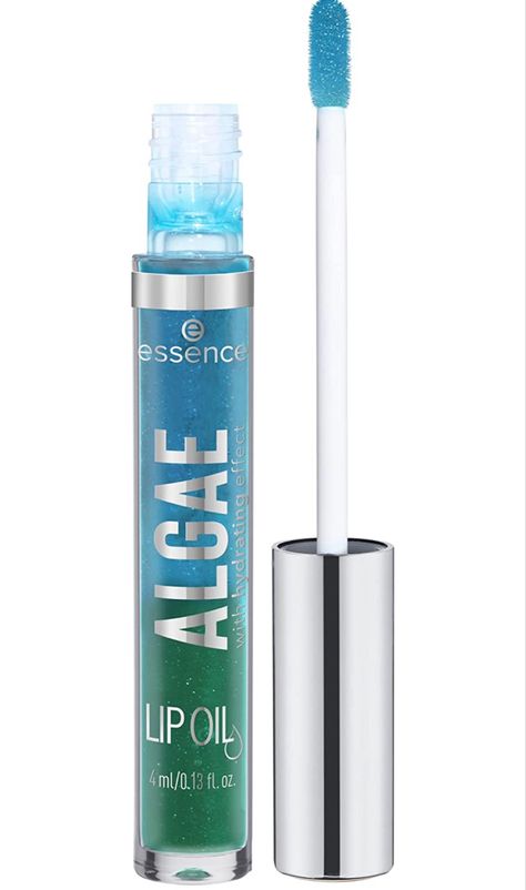 Essence Makeup Products, Essence Lip Oil, Essence Lip Gloss, Blue Lip Gloss, Cute Nail Polish, Essence Makeup, Blue Lips, Skincare Inspiration, Makeup Lips