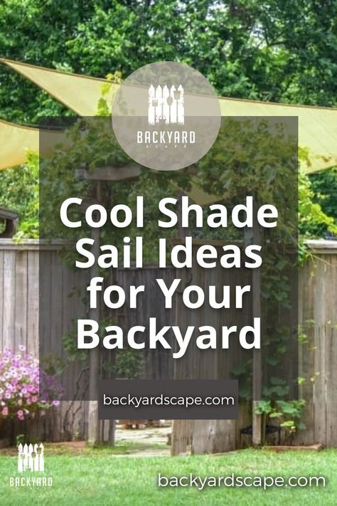 You deserve the best on your backyard patio. Hanging a shade sail is an excellent way to provide protection from those hot summer sun rays and adding color or design instantly changes the ambiance of any space. Patio Sunshade Ideas, Shade Sails Diy, Deck Sun Shade, Shade Sail Ideas, Patio Sails, Hanging Patio Lights, Porch Shades, Deck Shade, Sun Sails