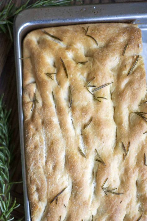 Gluten Free Focaccia Bread Recipe, Rosemary Focaccia Bread, Italian Flatbread, Foccacia Recipe, Gluten Free Focaccia, Foccacia Bread, Rosemary Focaccia, Focaccia Bread Recipe, Sourdough Starter Discard Recipe