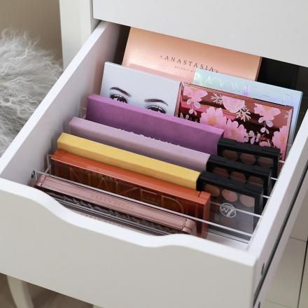 Ikea Alex Drawers Makeup, Makeup Organiser Ikea, Ikea Linnmon Desk, Vanity Makeup Organization, Makeup Organization Ikea, Alex Drawer Organization, Ikea Makeup Storage, Linnmon Desk, Ikea Linnmon