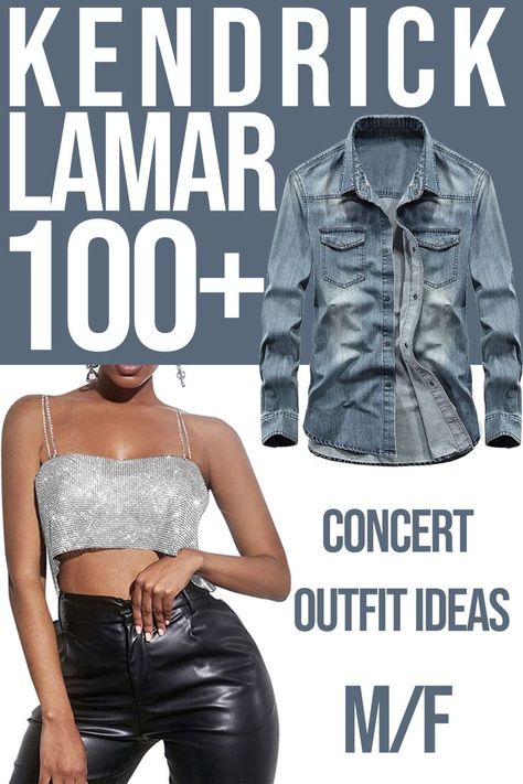 Are you going to a Kendrick Lamar concert and don't know what to wear? We gathered over 100 cute and cool concert outfits, so you rock your next event! Kendrick Lamar Concert Outfit, Cool Concert Outfits, Kendrick Lamar Concert, Kendrick Concert, Outfit Ideas Male, Don't Know What To Wear, Concert Outfit Ideas, Concert Outfits, Kendrick Lamar