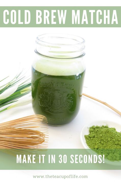 Need a quick and refreshing pick me up? Shake up some cold brew matcha in 30 seconds or less with no fancy tools required! #FatBurningFoods #HealthyEating #WeightLossJourney #NutritionTips #CleanEating #FitFoods Cold Brew Matcha, Matcha Drink Recipes, Green Tea Drinks, Green Tea Detox, Fat Burning Tea, Green Tea Recipes, Food Combinations, Curb Cravings, Control Cravings