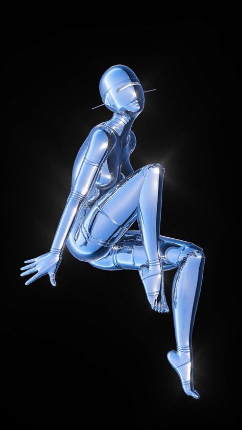 Chrome Art Wallpaper, Hijame Sorayama, Hajime Sorayama Wallpaper, Dark Pop Aesthetic, Sorayama Wallpaper, Cybercore Aesthetic Wallpaper, Retro Futurism Wallpaper, Retro Art Wallpaper, Hajime Sorayama Art