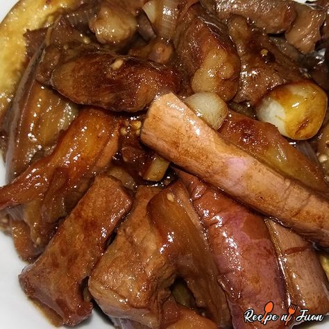 Eggplant Adobo Recipe Eggplant Adobo, Talong Recipe, Philippine Cuisine, Cooking Eggplant, Philippines Recipes, Pork Adobo, Vegan Eggplant, Adobo Recipe, Asian Vegetables