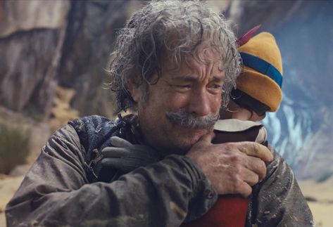 Geppetto (Tom Hanks) in "Pinocchio" (2022) Pinocchio Lies Of P, Pinocchio 2022, Lies Of P, Beauty And The Beast Disney, The Beast Disney, Pinocchio Disney, Disney Pinocchio, Beast Disney, Disney Live Action Movies