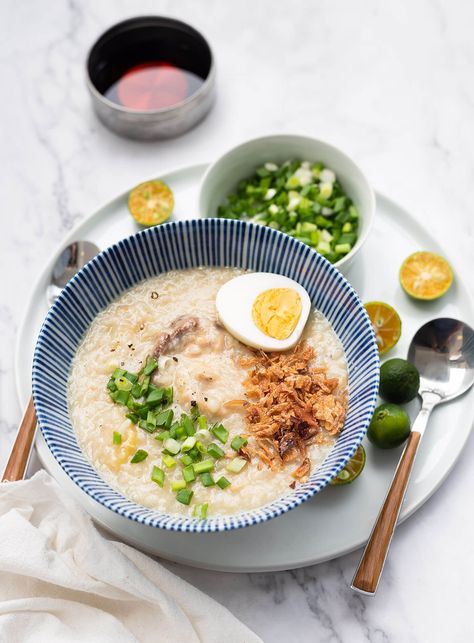 Arroz Caldo Filipino Recipe, Arroz Caldo Recipe, Chicken Arroz Caldo, Caldo Recipe, Filipino Recipe, Tiktok Recipes, Filipino Cuisine, Good Breakfast, Sushi Bowl