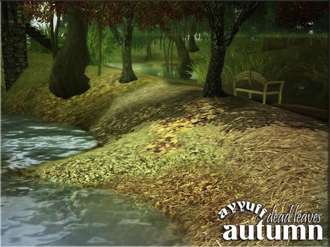 The Sims Resource - Autumn Terrain Paints Sims 4 Terrain, Sims 4 Build, The Sims Resource, Sims Resource, Sims 3, Paint Set, The Sims, Sims 4, Golf Courses