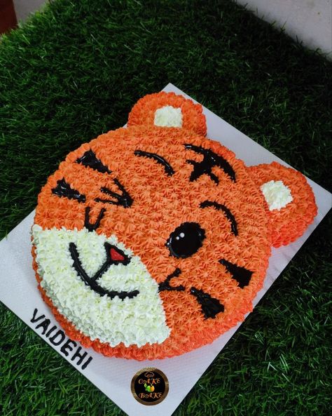 Tiger Face, Theme Cake, Themed Cakes, No Bake Cake, Cake Designs, Baking, Cake, Quick Saves