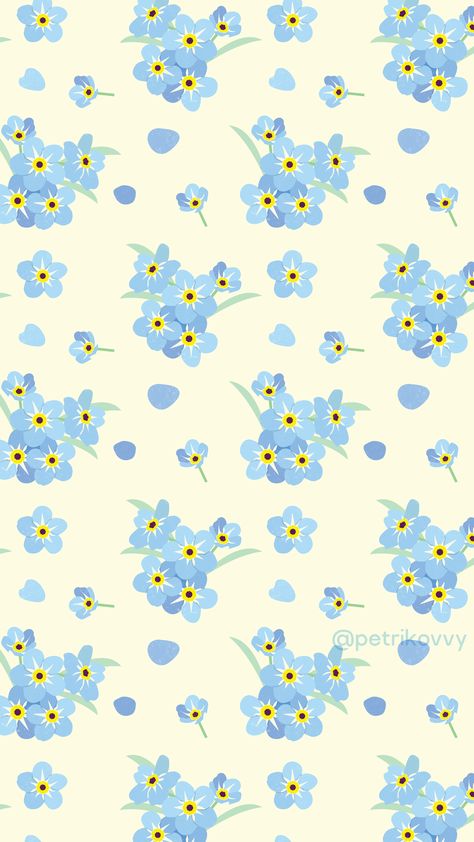 Floral soft pastel forget me not pattern Forget Me Not Wallpaper Iphone, Forget Me Not Background, Forget Me Not Aesthetic Wallpaper, Forget Me Not Flower Wallpaper, Forget Me Not Flowers Wallpaper, Forget Me Not Wallpaper, Gentle Flowers, Not Wallpaper, Fairy Wallpaper