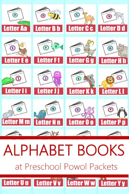 ALPHABET! Free Printable Mini Books | Preschool Powol Packets Alphabet Mini Book, P Alphabet, Handwriting Activities, Abc Printables, Book Letters, Alphabet Preschool, Alphabet Book, Letter K, Letter G