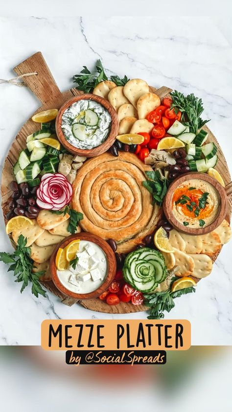 Mezze platter / Greek Platter / Mediterranean Platter | Party food platters, Healthy recipes, Charcuterie inspiration Greek Platter, Mediterranean Platter, Charcuterie Food, Mezze Platter, Party Food Buffet, Charcuterie Inspiration, Charcuterie Platter, Party Food Platters, Charcuterie And Cheese Board