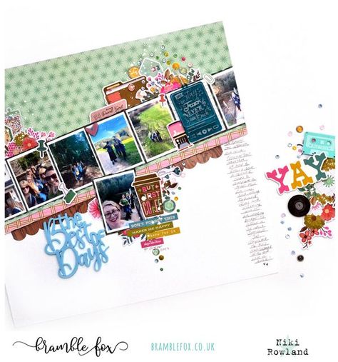 Six Photo, Scrapbook Pictures, Photo Strip, Scrapbooking Inspiration, Simple Stories, Scrapbook Layouts, Travel Journal, Mini Albums, Youtube Channel