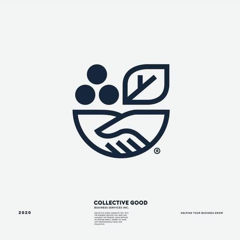 Logo Design Inspiration on Instagram: “Collective Good, comment what you think? Follow👉@logobucket 👈 .⠀⠀⠀⠀⠀⠀ follow 👉@logobucket 👈⠀⠀⠀⠀⠀ . Work by @brandnew1981 .…” Inspiration Logo Design, Community Logo, Farm Logo, Unique Logo Design, Graphic Design Fonts, Natural Logo, Branding Design Inspiration, Professional Logo Design, 3d Logo