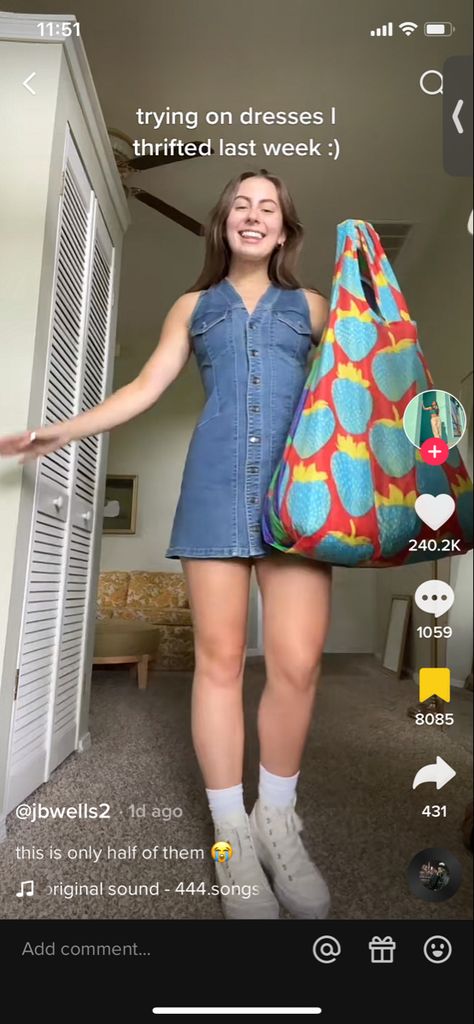 Parker Dress, Denim Dress, Denim Skirt, That Look, Cute Outfits, Summer Dresses, The Originals, Dresses, Clothes