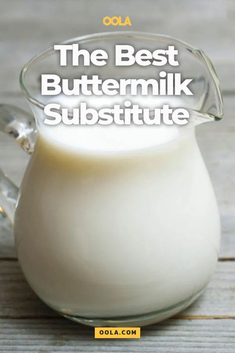 Buttermilk Alternative, Buttermilk Replacement, Buttermilk Substitute, Cooking Substitutions, How To Make Buttermilk, Buttermilk Recipes, Homemade Buttermilk, Butter Cake Recipe, Baking Substitutes