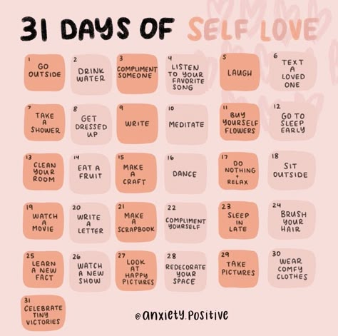 31 Days Of Self Love, Focusing On Self, Self Love Challenge, 31 Day Challenge, Practicing Self Love, Personal Growth Plan, Self Care Bullet Journal, Love Challenge, Get My Life Together