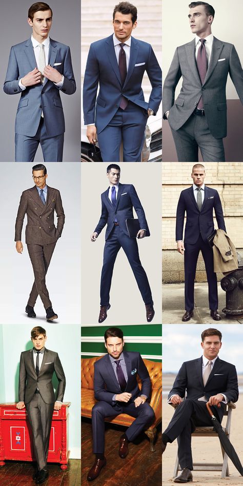 Mens Lightweight Spring/Summer Formal Suiting Lookbook Business Formals, Suits And Ties, Men In Suits, Suit Guide, Terno Slim, Suits Outfits, Style Gentleman, Summer Office Wear, Herren Style