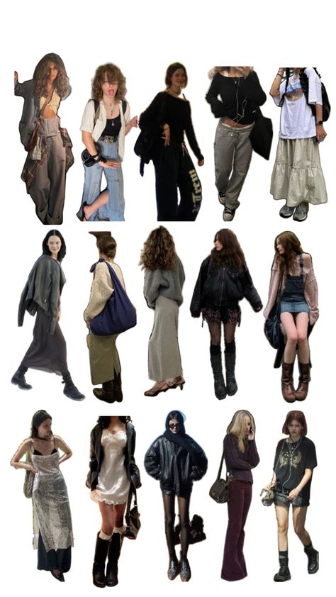 90s Dark Fashion, Dark Fashion Aesthetic, Twilight Outfits, Creative Outfits, Full Outfits, Dark Outfits, Warm Weather Outfits, Grey Outfit, Dope Outfits