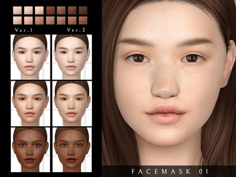 Sims 4 Facemask, The Sims 4 Skin, Sims Packs, Skin Face Mask, Sims 4 Clutter, Sims 4 Body Mods, Sims 4 Cc Skin, Sims 4 Cc Folder, Tumblr Sims 4