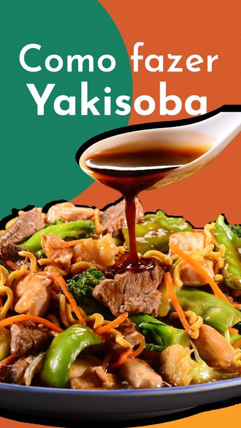 Yaki Soba, Tasty Dishes, Good Food, Food And Drink, Chef, Pasta, Meat