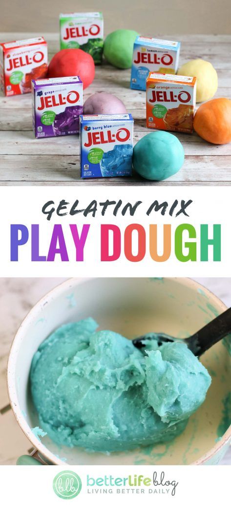 Fun Jello Ideas For Kids, Jello Crafts, Jello Playdough, Jello Play Dough, Edible Playdoh, Homemade Jello, Jello Flavors, Edible Playdough, Diy Playdough