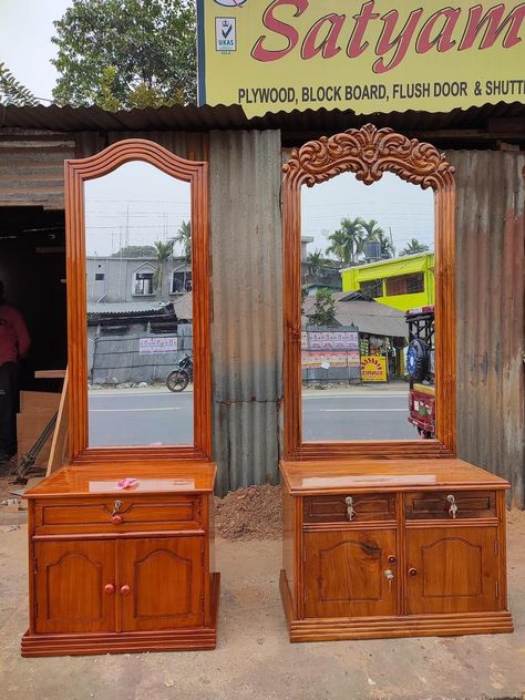 Wooden Dressing Table, Box Bed Design, On Progress, Door Design Photos, Door Design Images, Dressing Table Design, Bed Frame Design, Furniture Design Wooden, Flush Doors