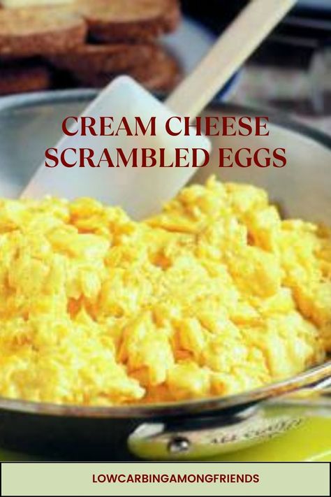 My favorite “quickie” breakfast for when I want eggs. Triple or quadruple the recipe to feed a crowd. Good stick-to-your-ribs Induction food. 😋😍😋 Cream Cheese Scrambled Eggs, Cheese Scrambled Eggs, Pureed Diet, Soft Foods Diet, Cheddar Cheese Recipes, Scrambled Eggs With Cheese, Bariatric Friendly Recipes, Bariatric Diet, Bariatric Eating