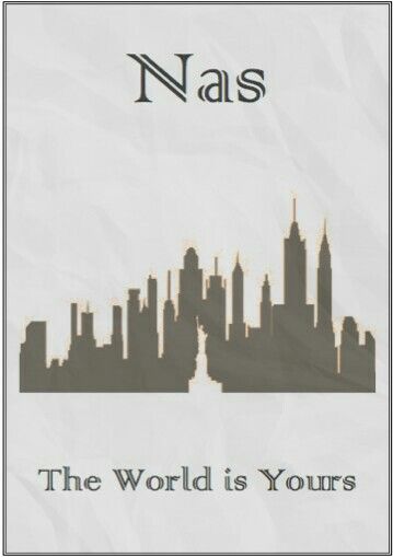 NAS The World Is Yours Nas The World Is Yours, Nas Tattoo, Nasir Jones, Music Prints, Grafic Design, Music Print, Fun To Be One, Mural, Home Decor Decals