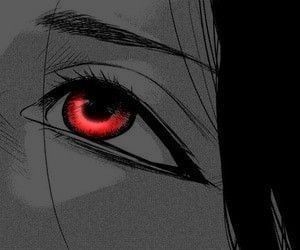 Horimiya Manga, Red Icons:), Red Eye, Aesthetic Eyes, Anime Monochrome, Cute Anime Wallpaper, Anime Eyes, Eye Art, Red Aesthetic